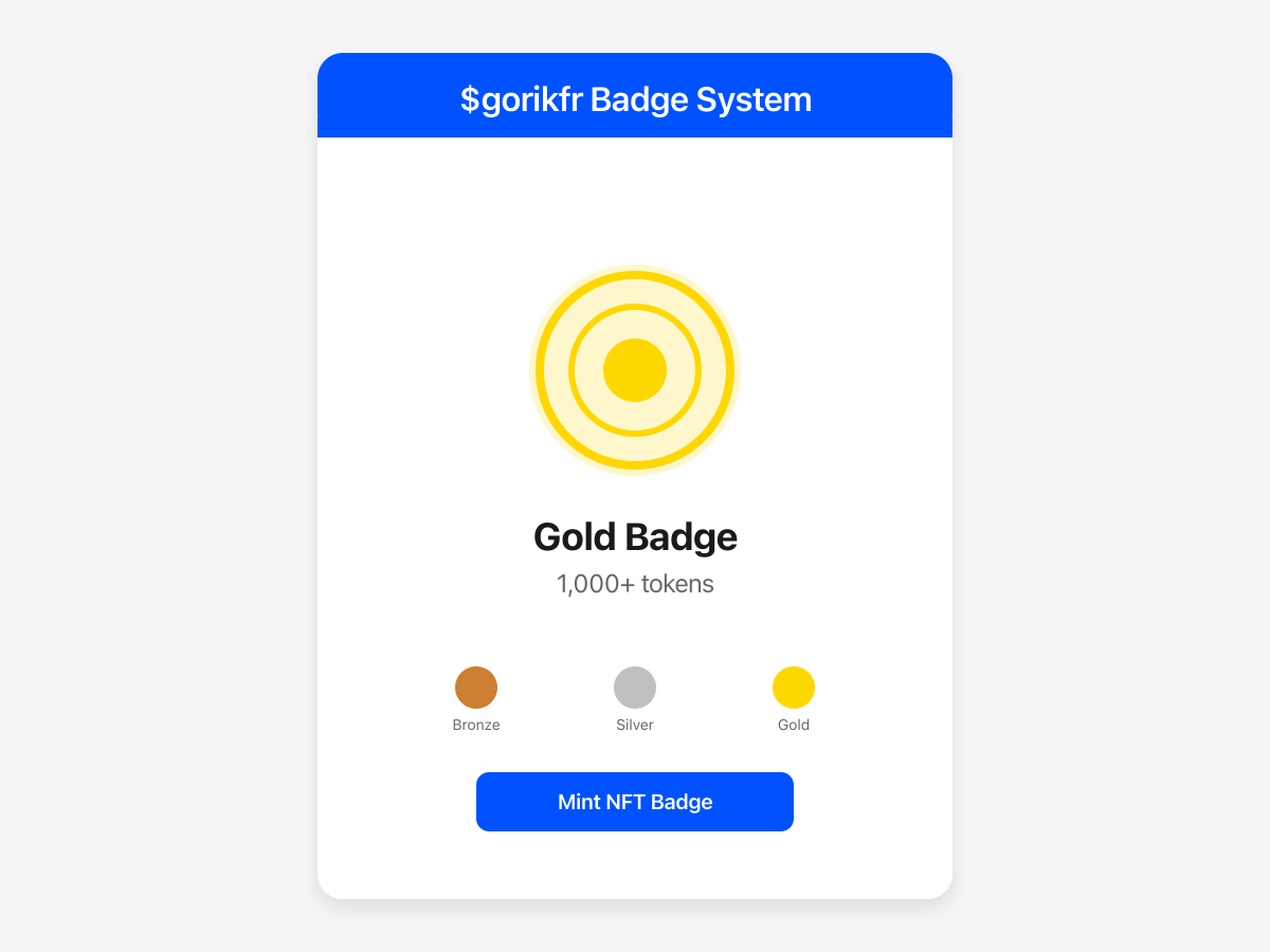 gorikfr Badge App - Farcaster Mini Apps screenshot